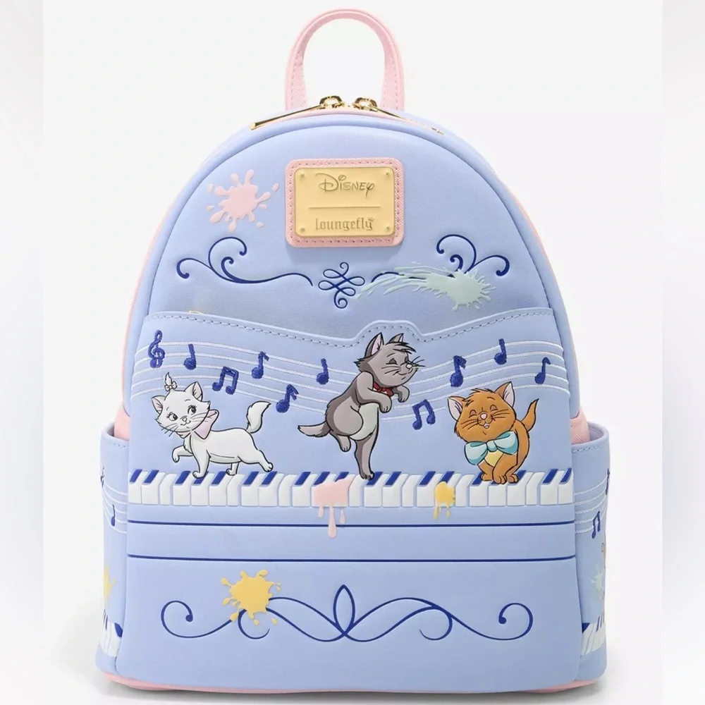 Loungefly Disney The Aristocats Kittens Piano Mini Backpack - BoxLunch Exclusive